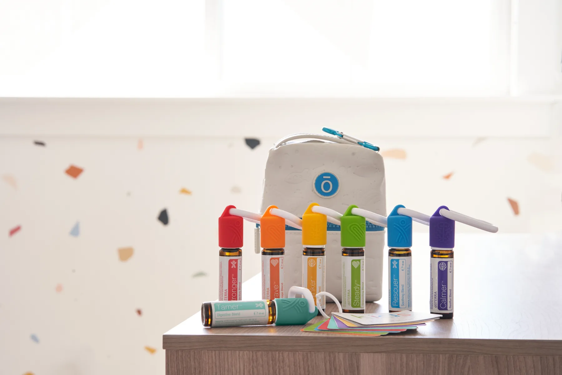 Kit enfants dōTERRA avec ses 7 roll-ons pour accompagner les enfants au quotidien