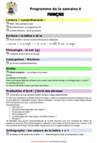 6ème semaine CE1