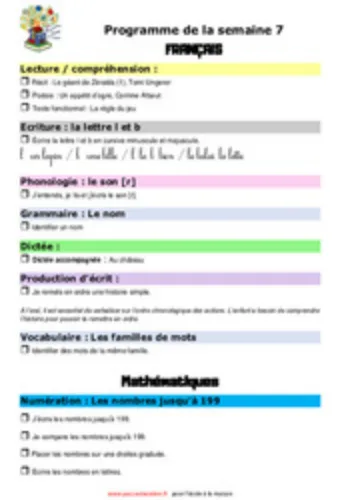 Notre 7ème semaine de CE1 avec Pass Éducation