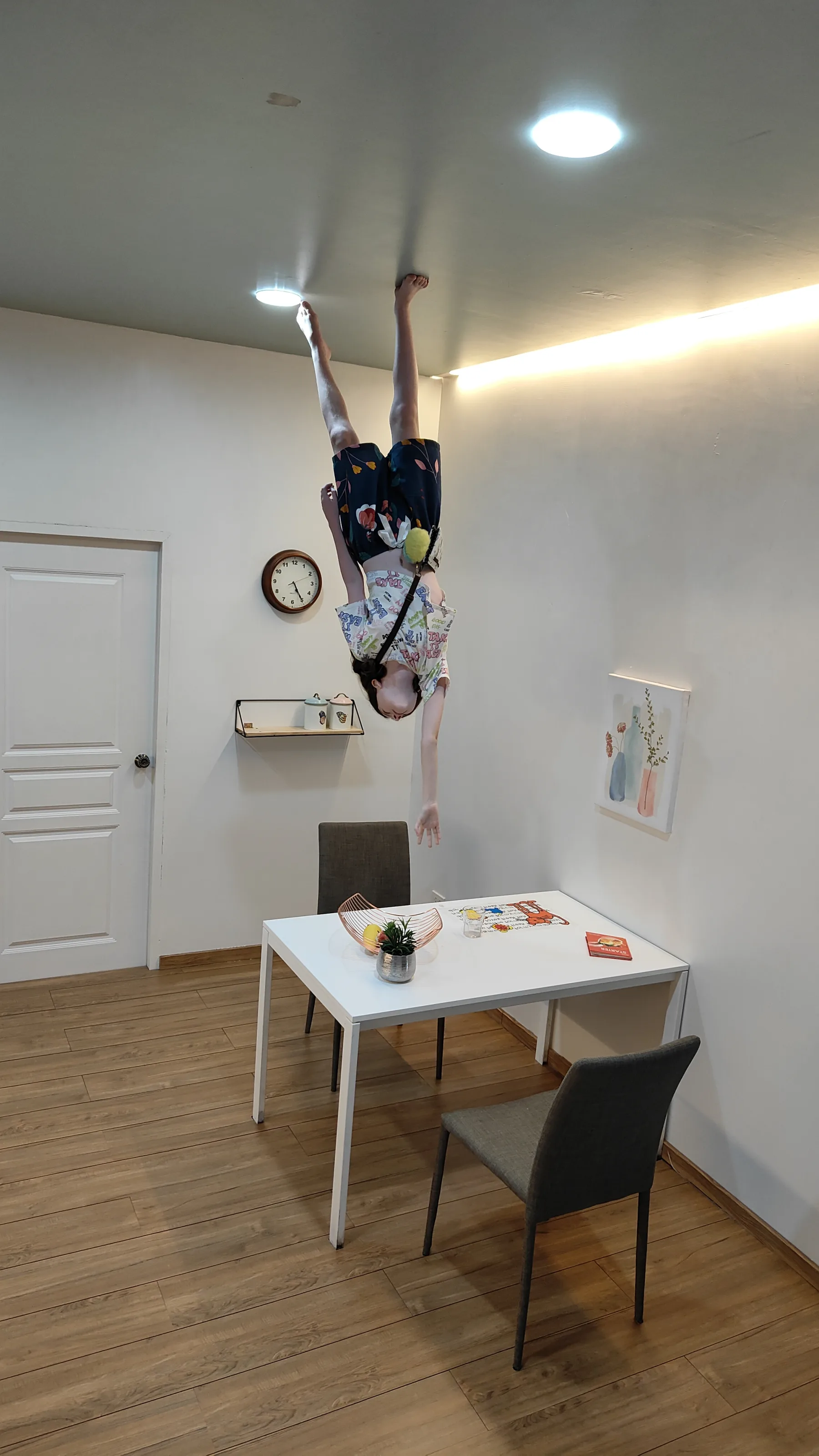 upside down