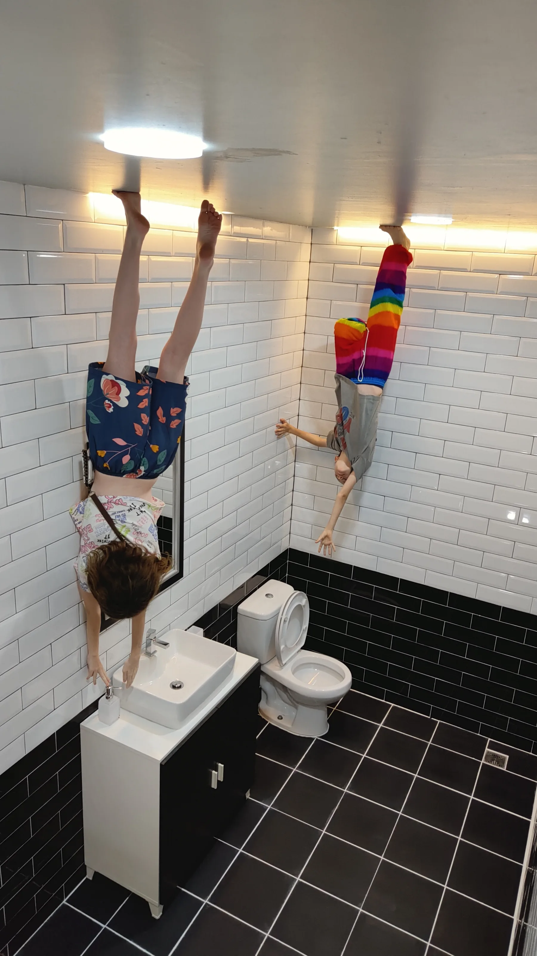 upside down