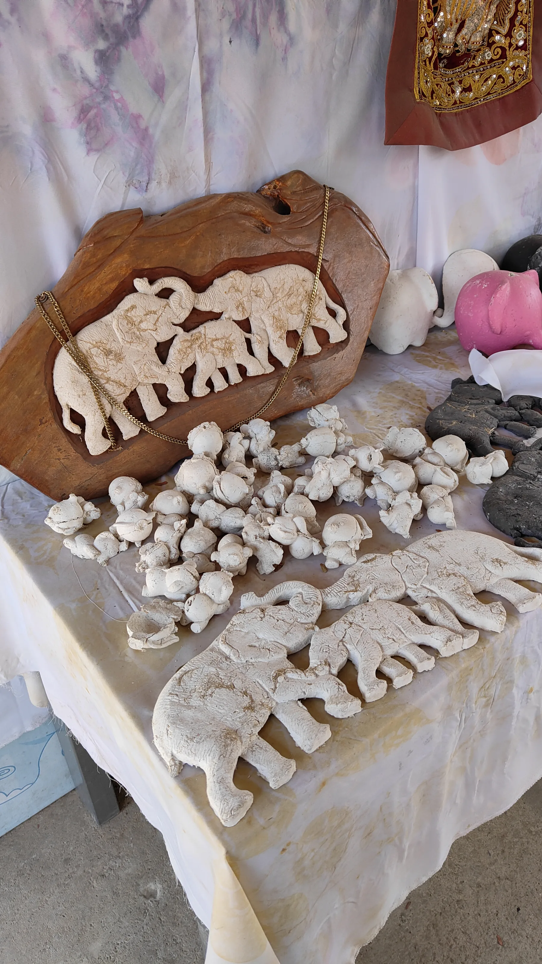 sculptures éléphants