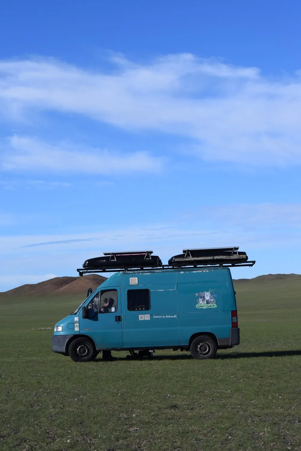 Piste steppes mongolie 