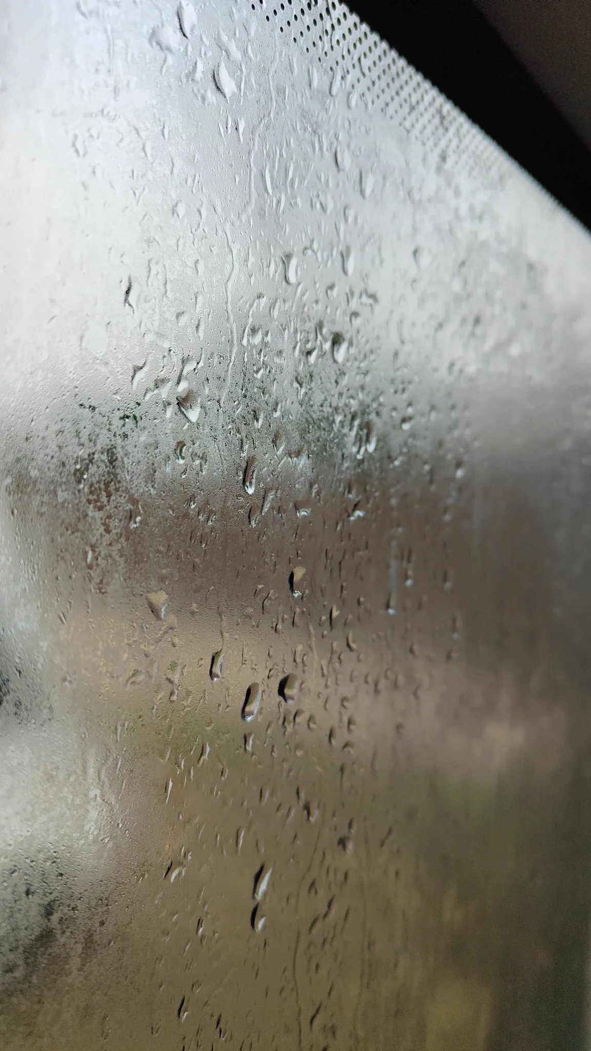 pluie à la fenêtre