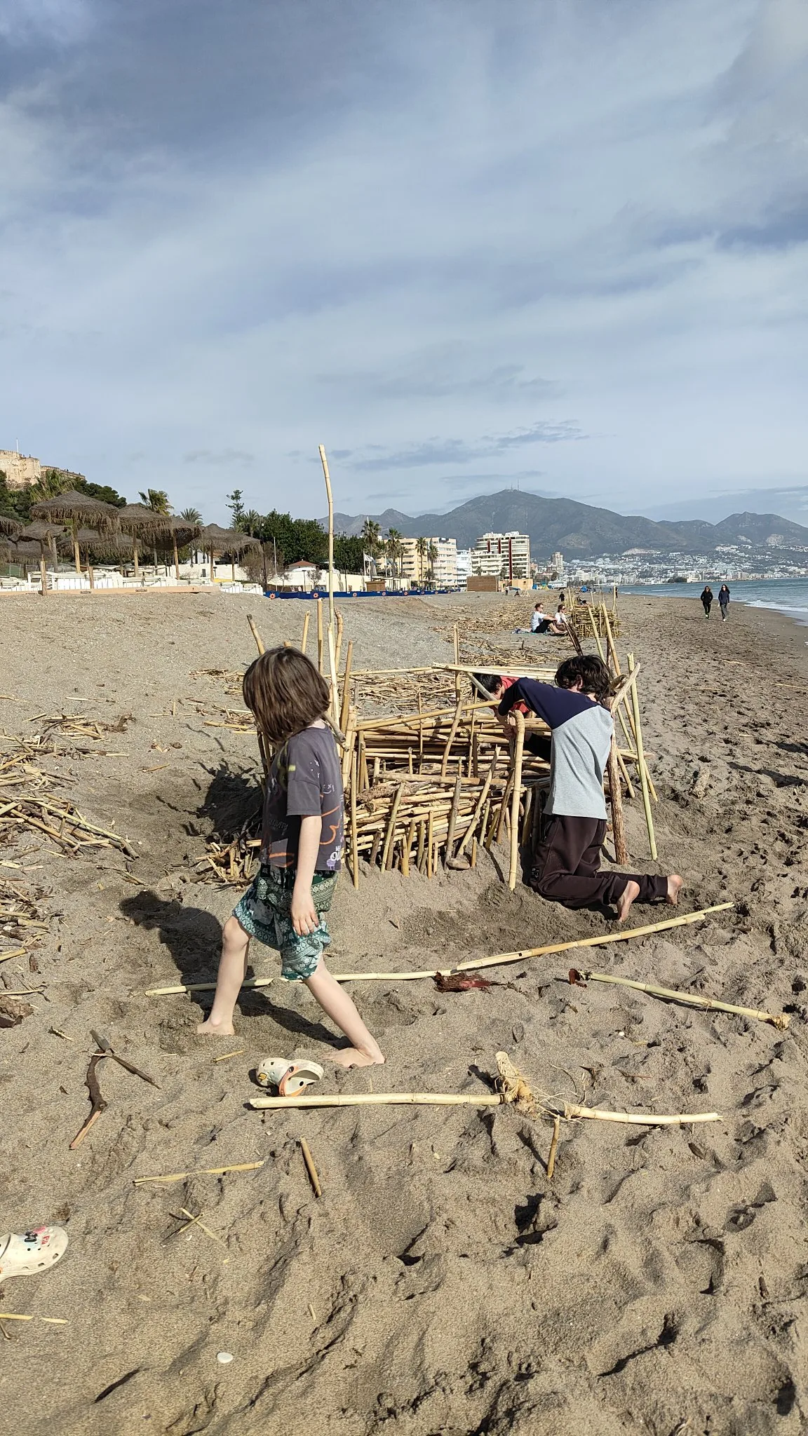 Enfants sur la plage
