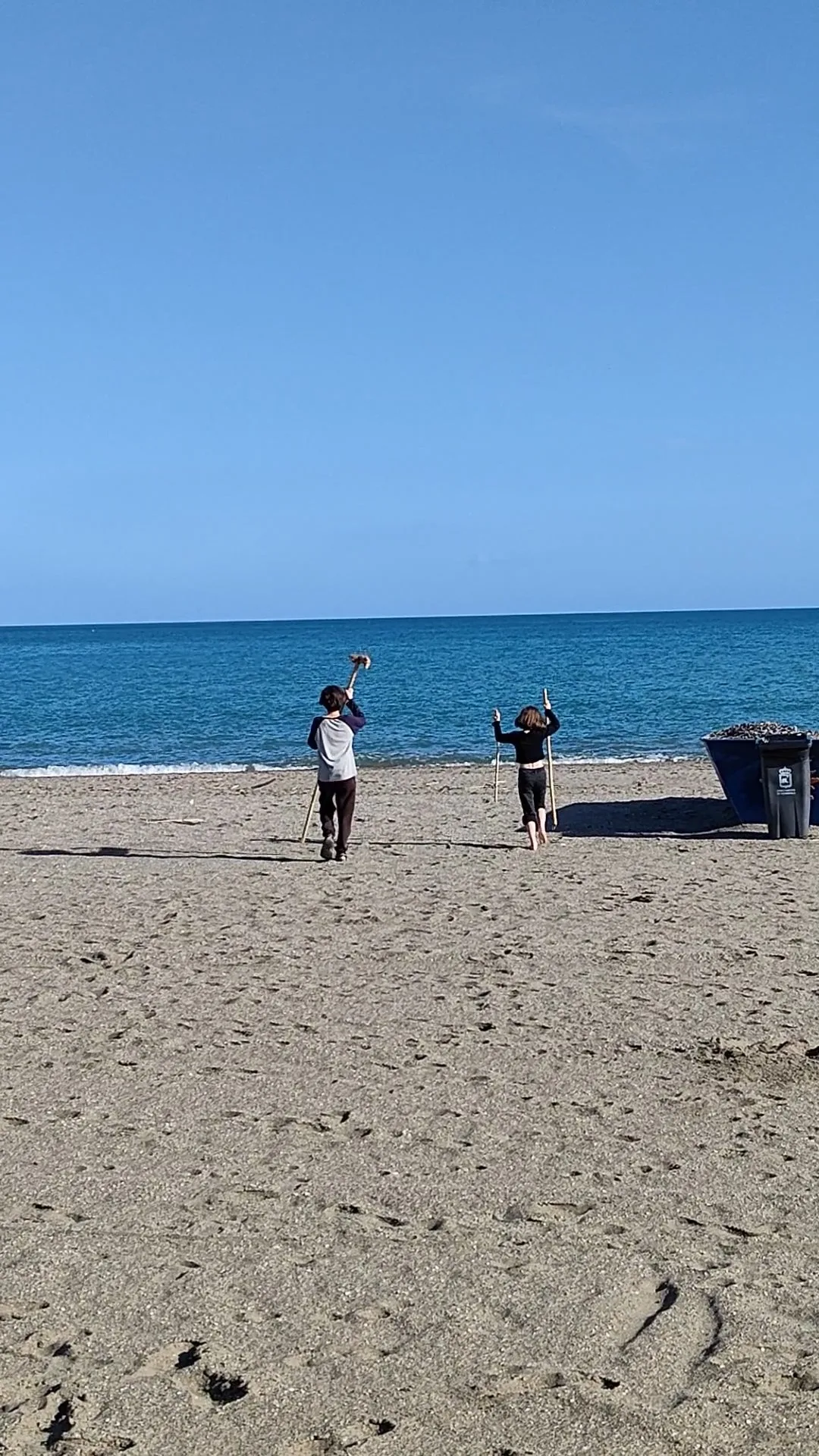 Enfants sur la plage